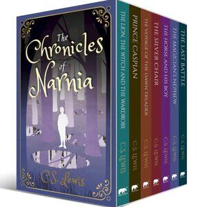 NEW in box complete set Narnia books by C S Lewis